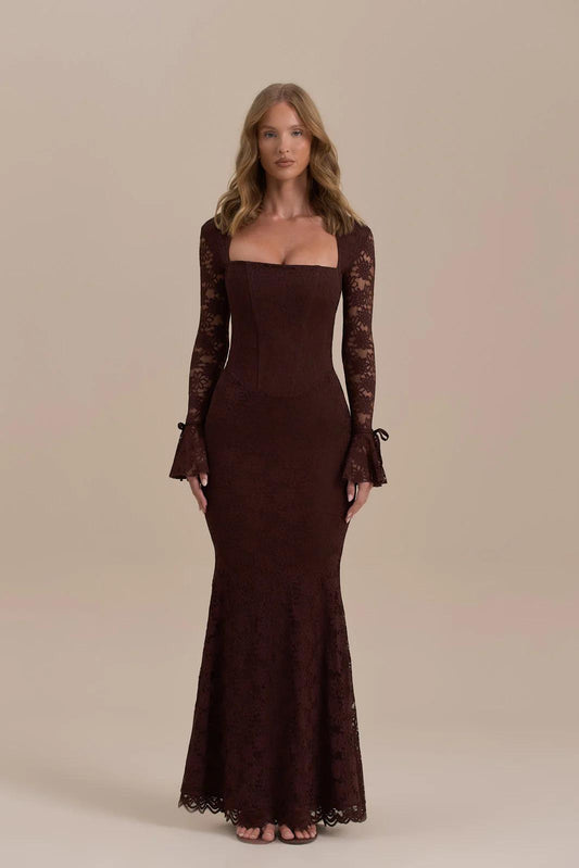 Lace Mermaid Maxi Dress