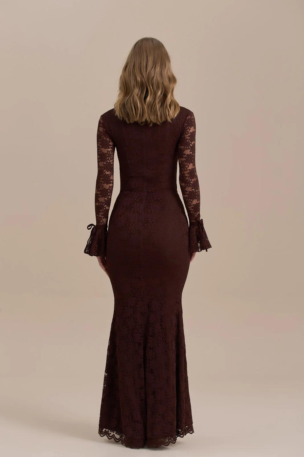 Lace Mermaid Maxi Dress