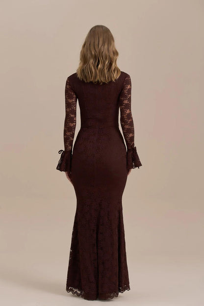 Lace Mermaid Maxi Dress